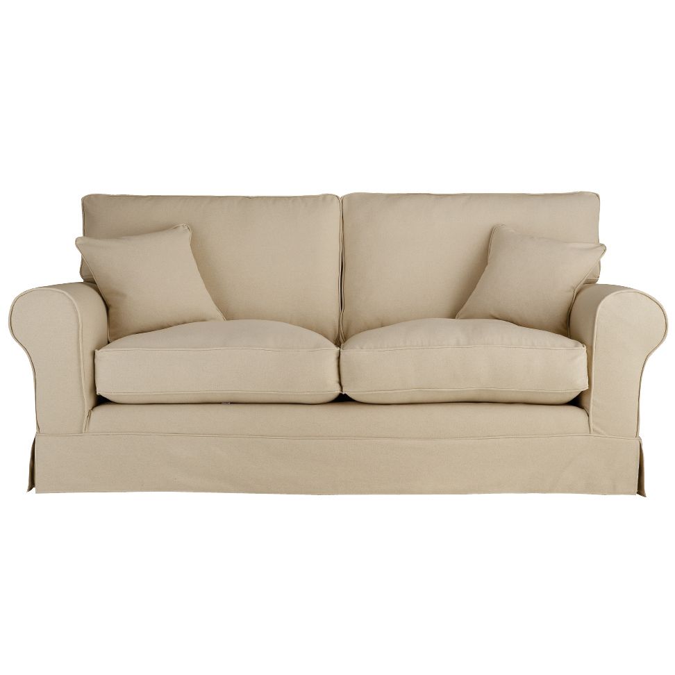 John Lewis Padstow Large Sofa, Cream, width 204cm