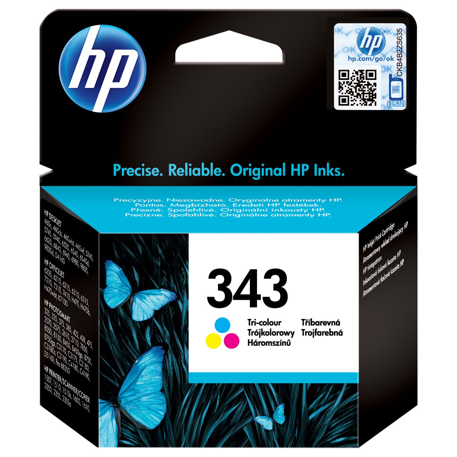 HP Inkjet Cartridge, Colour, C8766EE