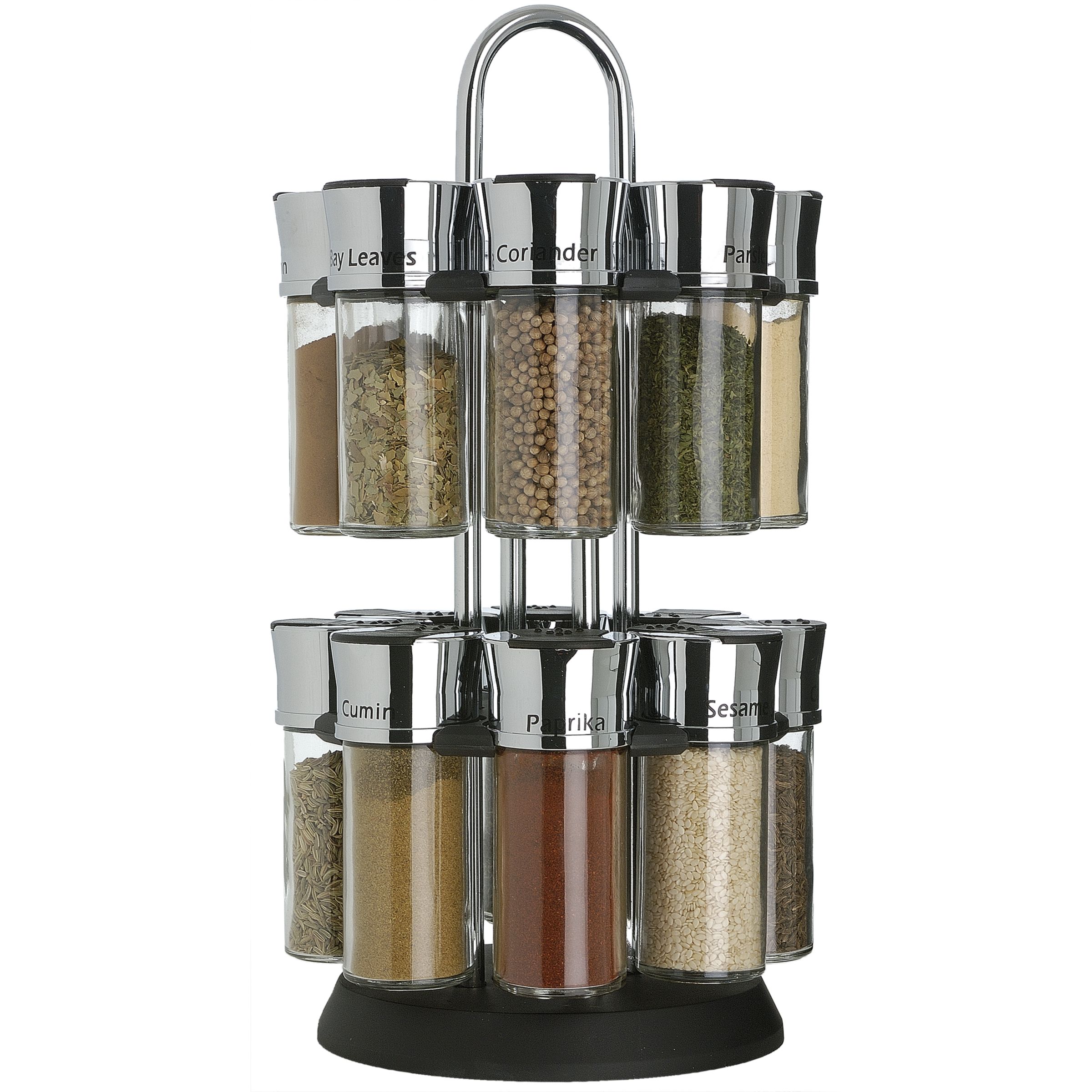 Spice Rack, 16 Jars