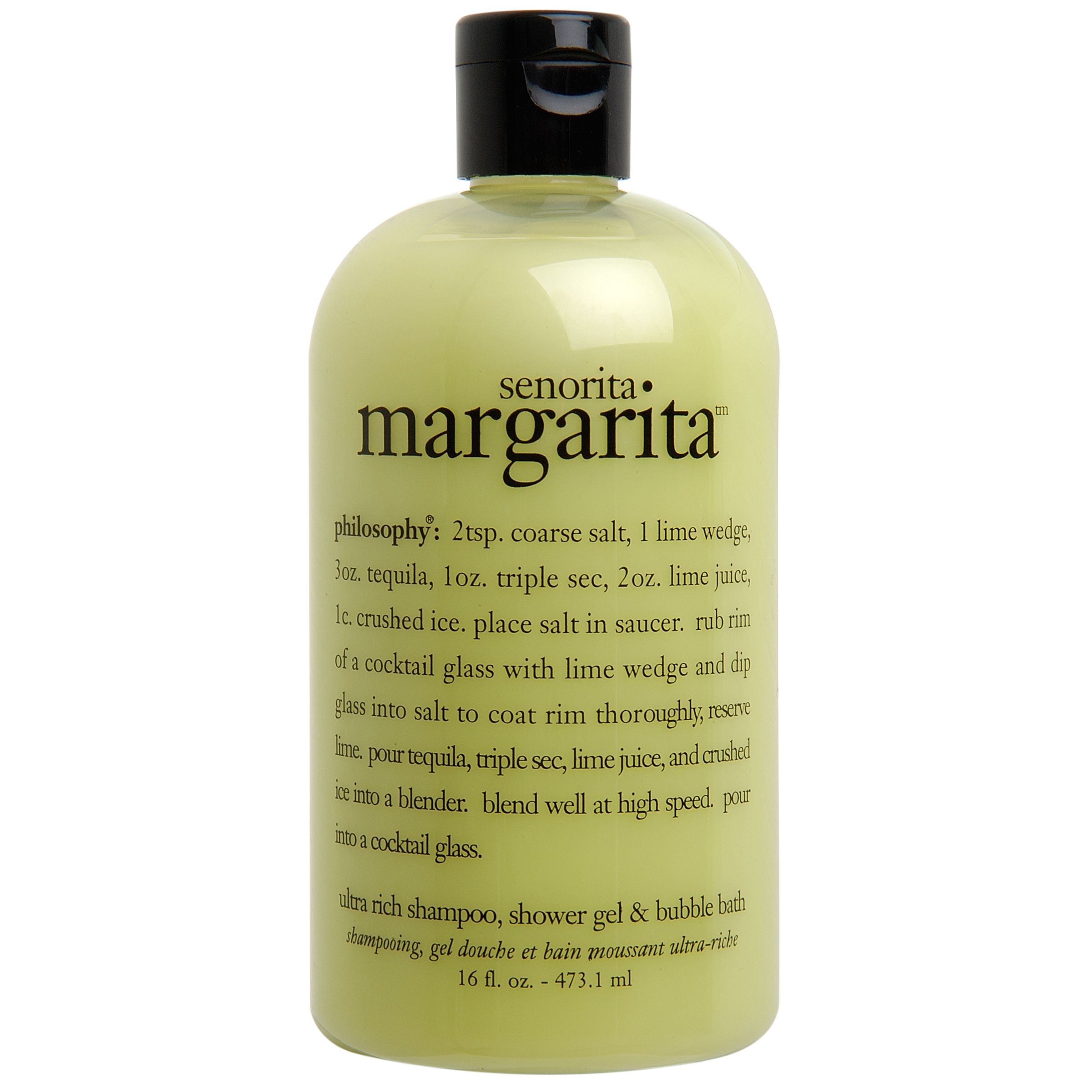 Philosophy Senorita Margarita 3 in 1 Shower Gel, 473.1ml at John Lewis Department Store