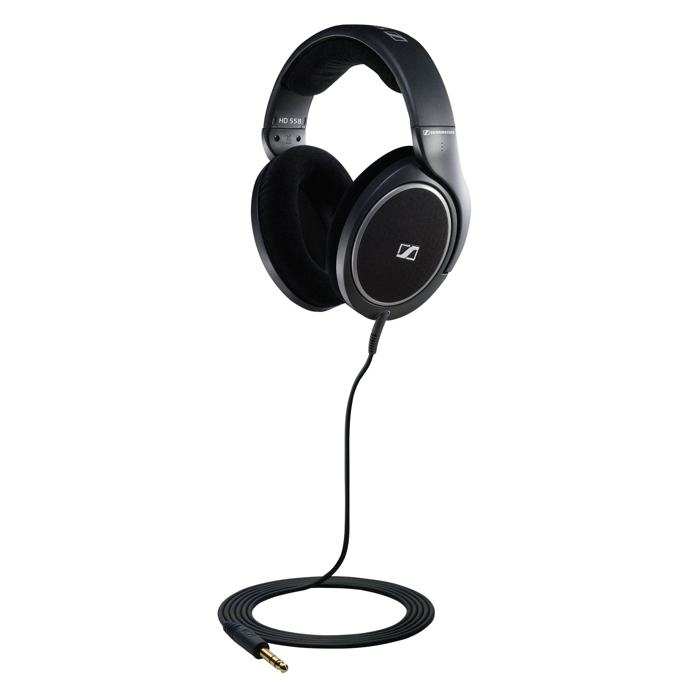 Sennheiser HD558 Over-Ear Headphones, Black at John Lewis