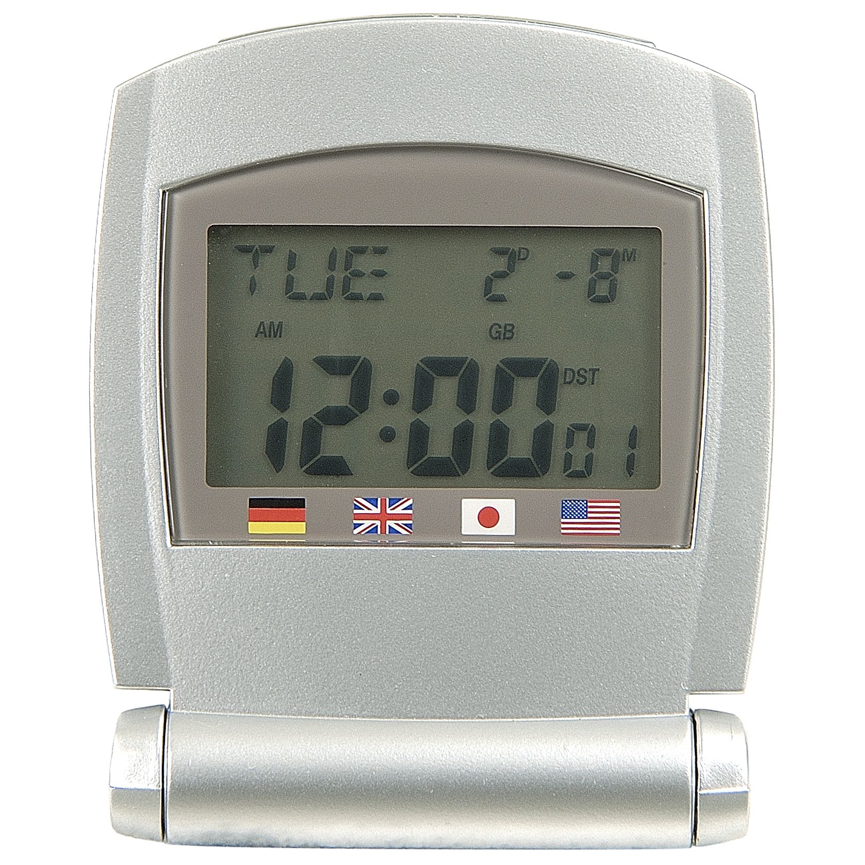 International Radio Controlled Travel Alarm Clock