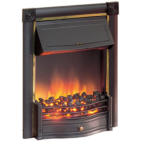 Dimplex Fuel-Effect Fire, Horton HTN20BL, Black at John Lewis