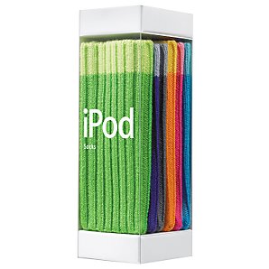Apple iPod Socks, Pack of 6