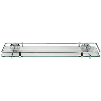 Samuel Heath Curzon Glass Shelf with Guard Rail at John Lewis
