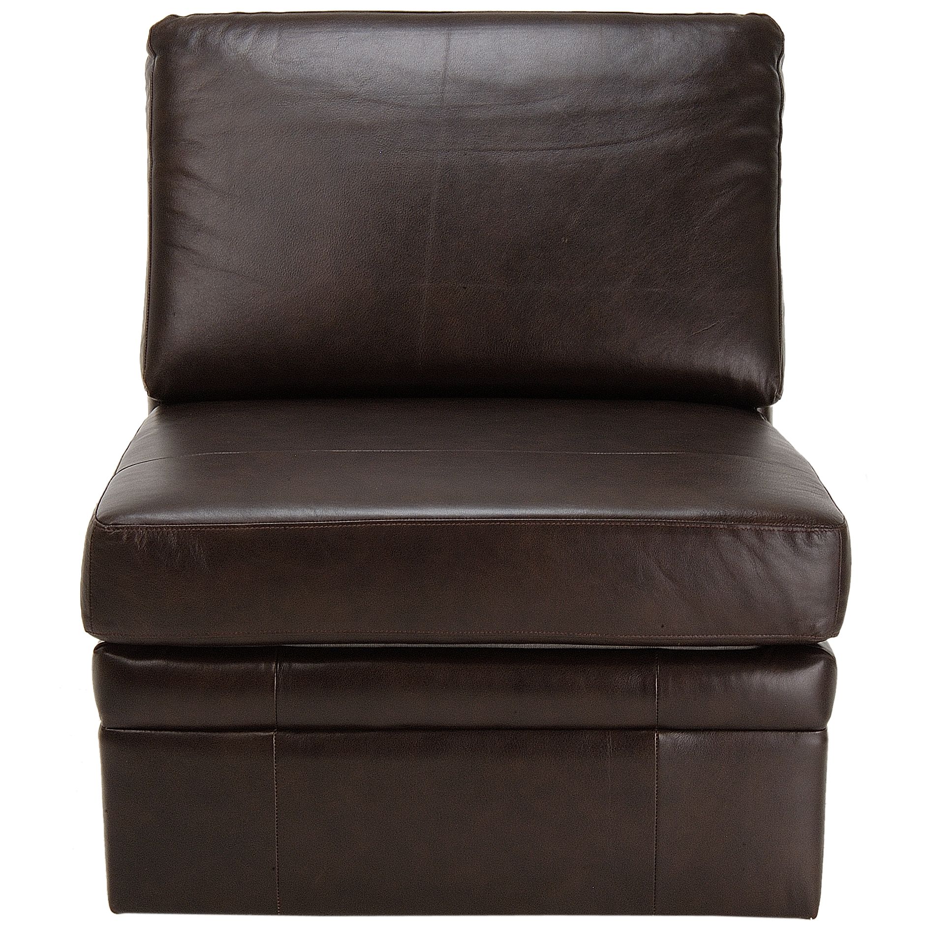 Dizzy Leather Chair Bed, Bitter Chocolate