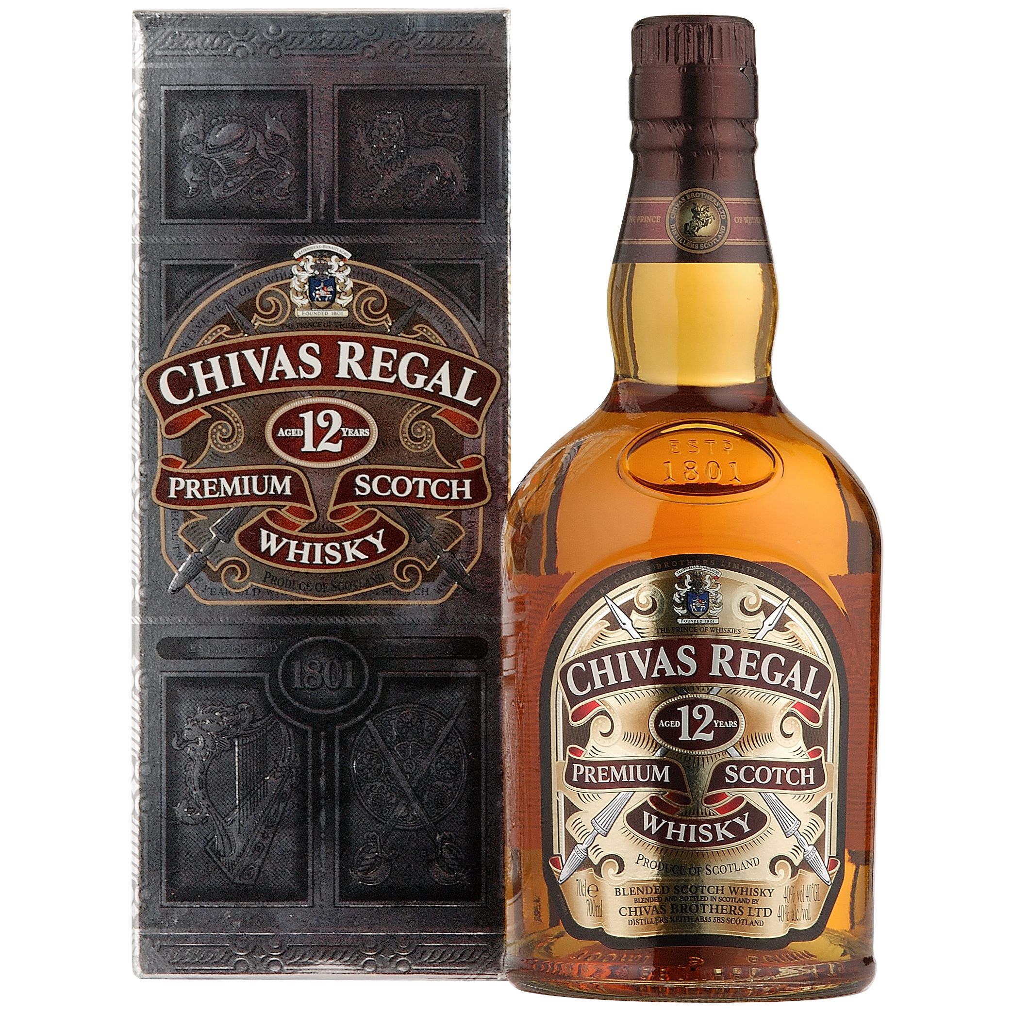 Chivas Regal 12-Year-Old Speyside Premium Blend Whisky at John Lewis