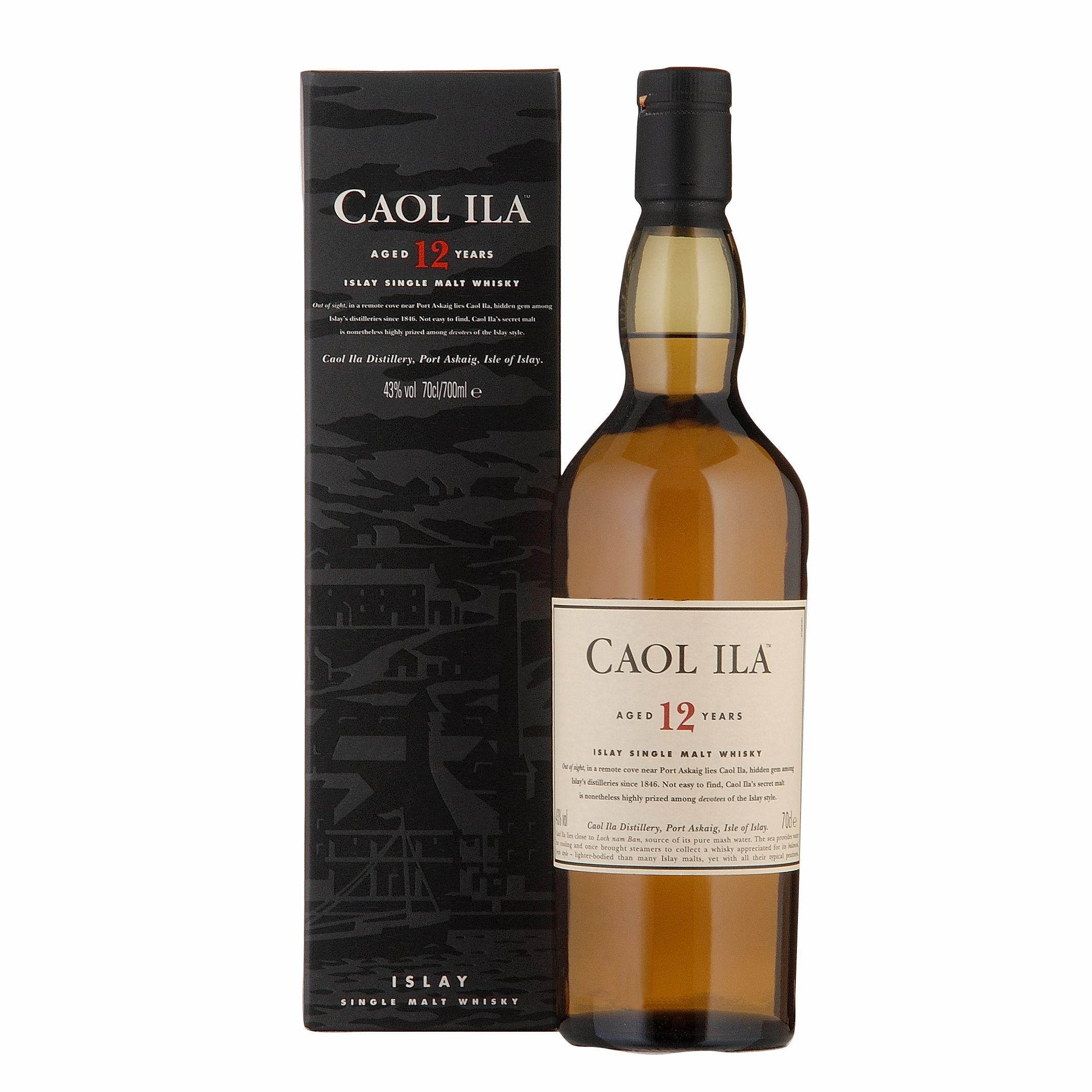 Caol Ila 12 Year Old Islay Malt Whisky