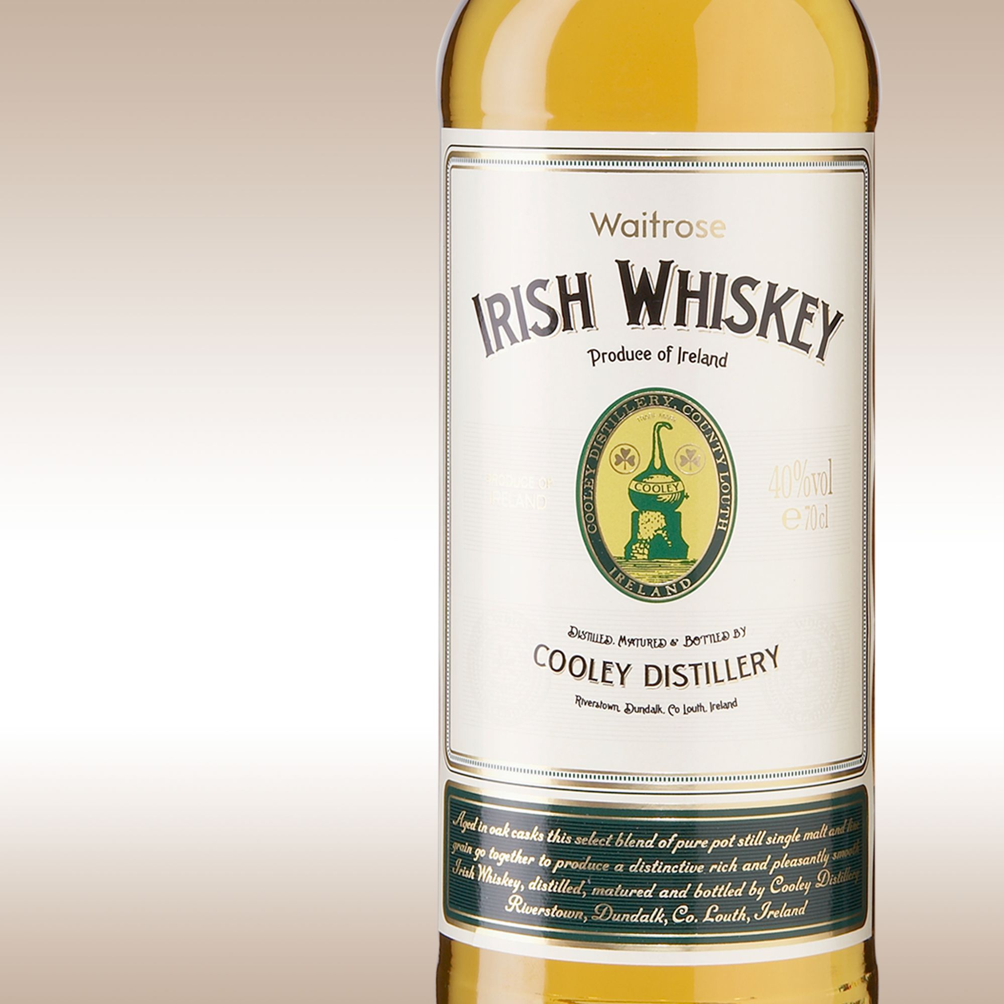 Waitrose Irish Whiskey at John Lewis