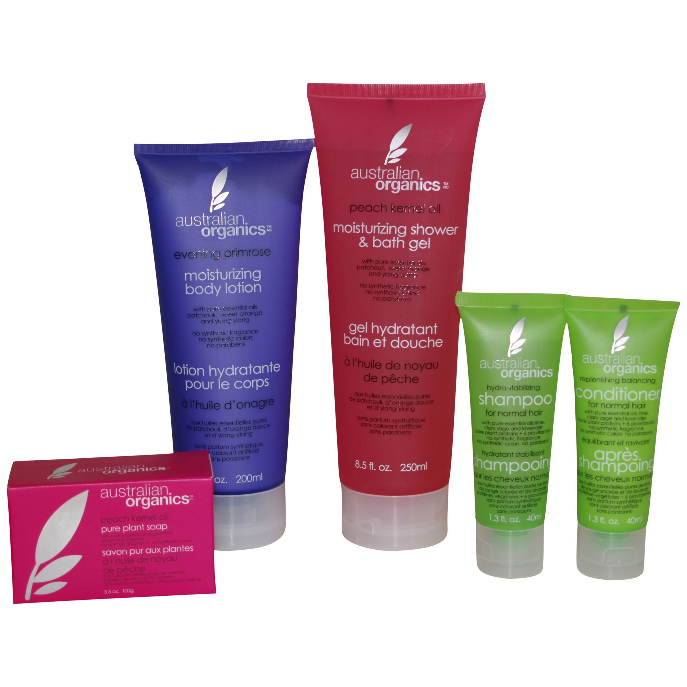 Australian Organics Shower Kit