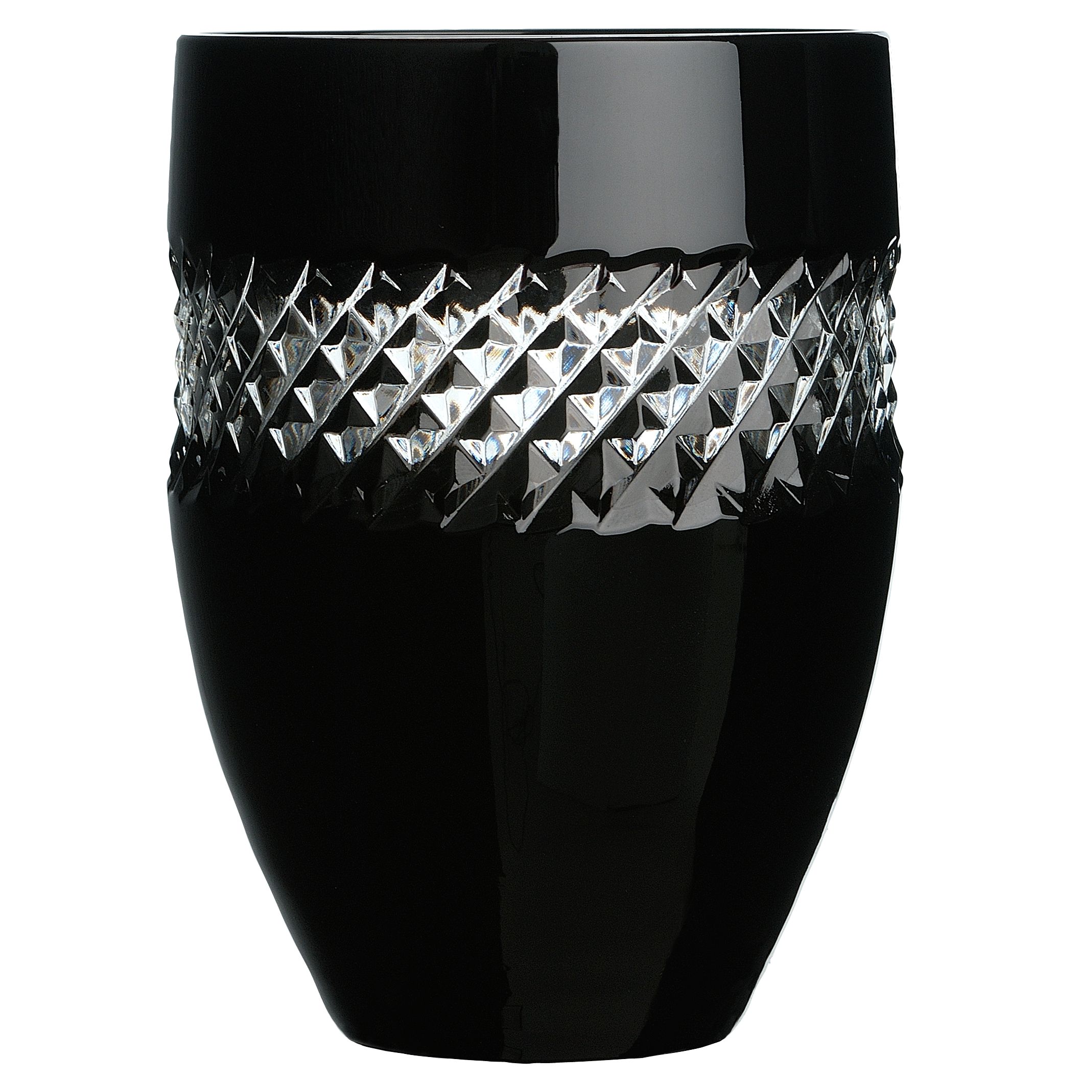 John Rocha Black Cut Tumbler,