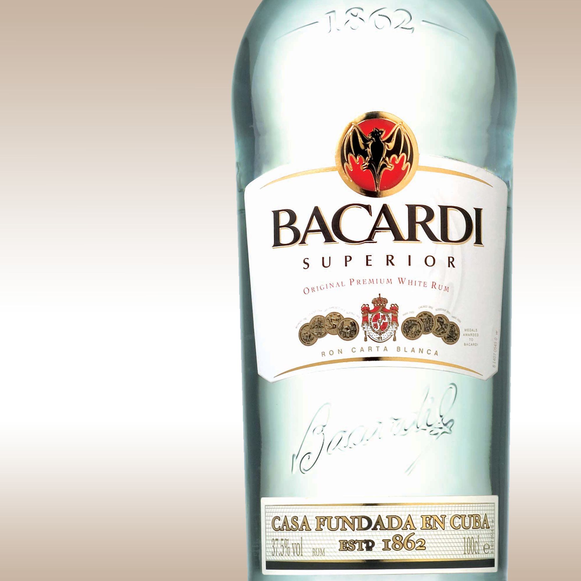 Bacardi Carta Blanca Rum, 1 Litre at John Lewis