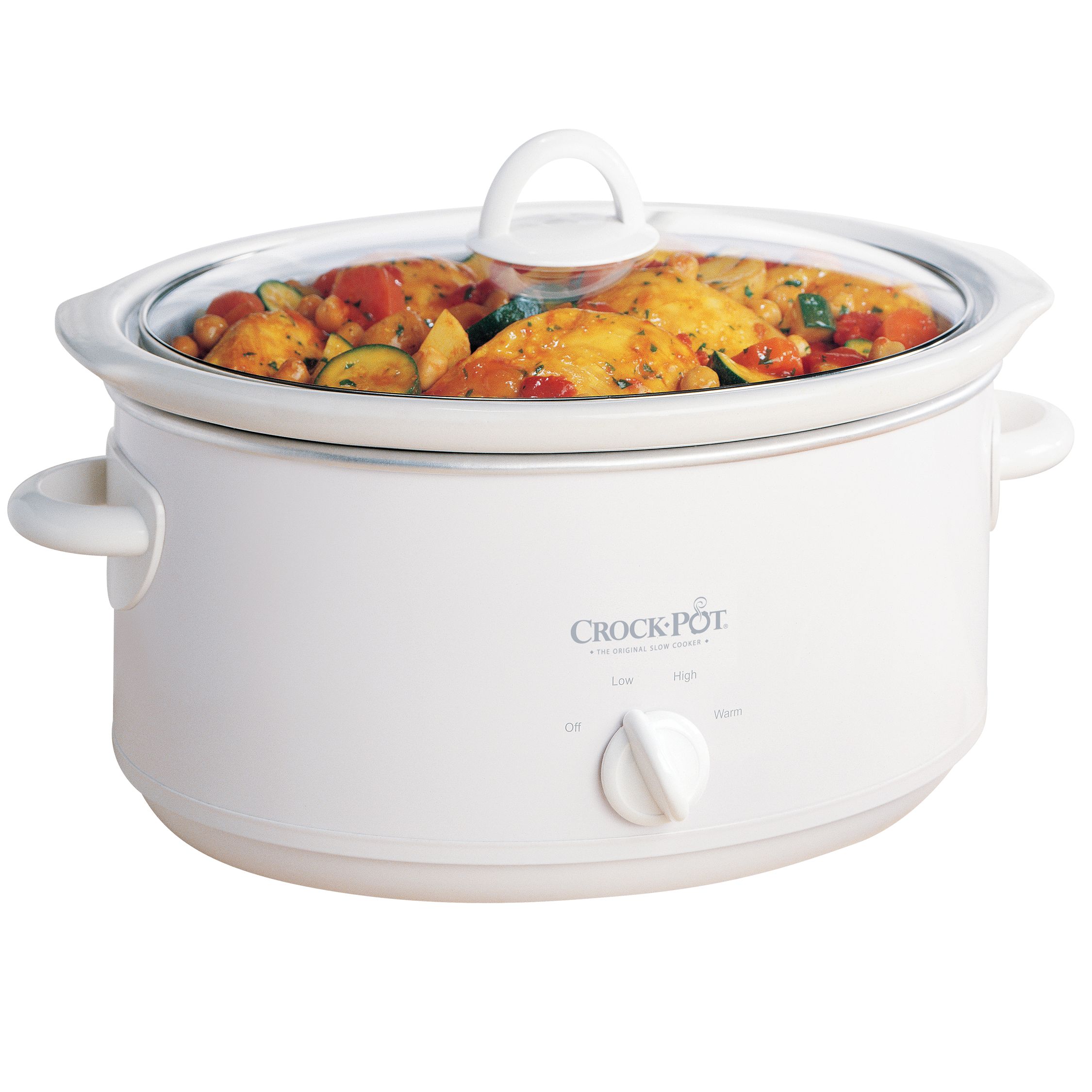 Crock Pot Slow Cooker SCV400W-IUK Slow Cooker, White