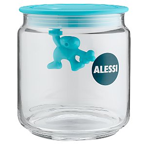 Alessi Blue Gianni Storage Jar, 12cm