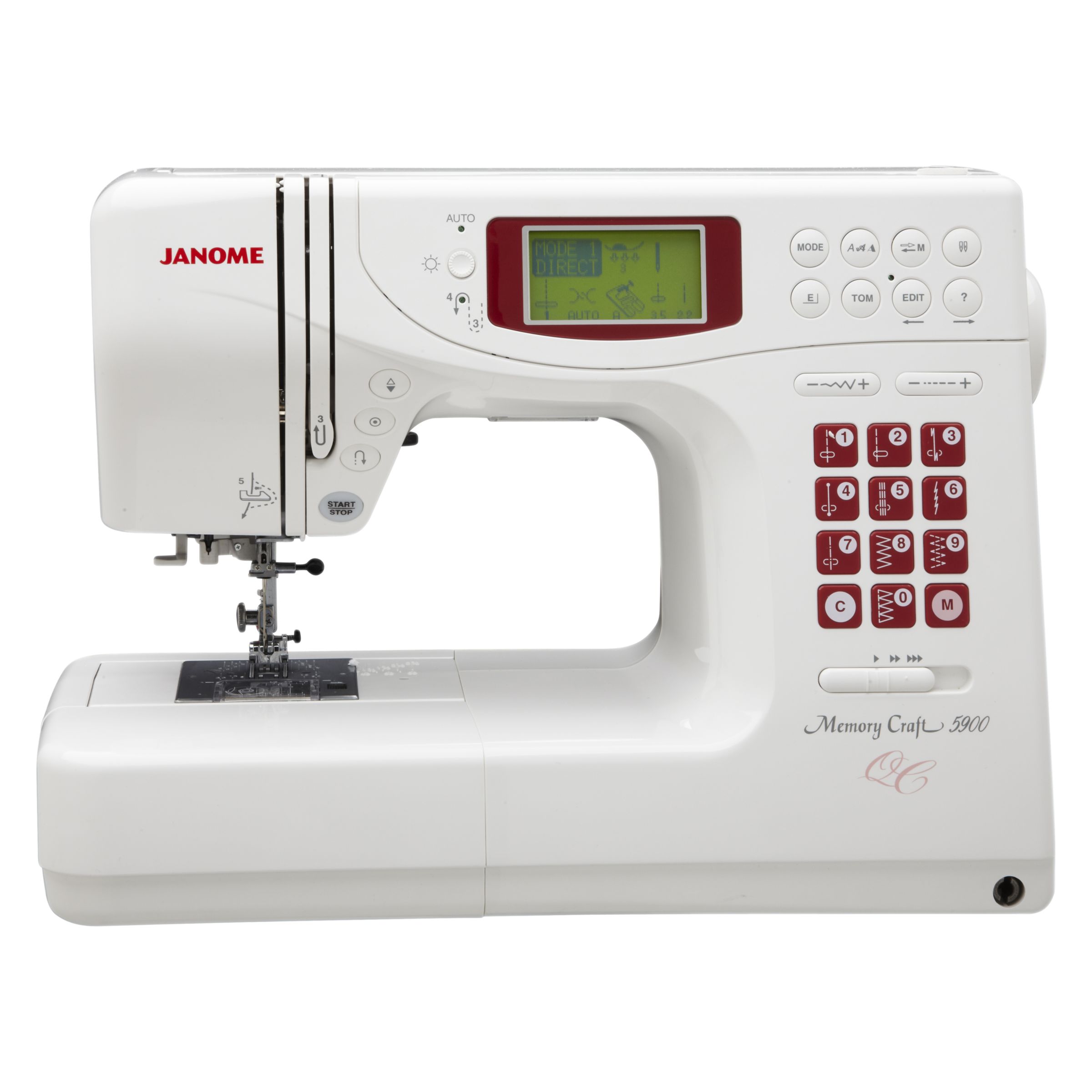 Janome Memory Craft 4900QC Sewing Machine at John Lewis