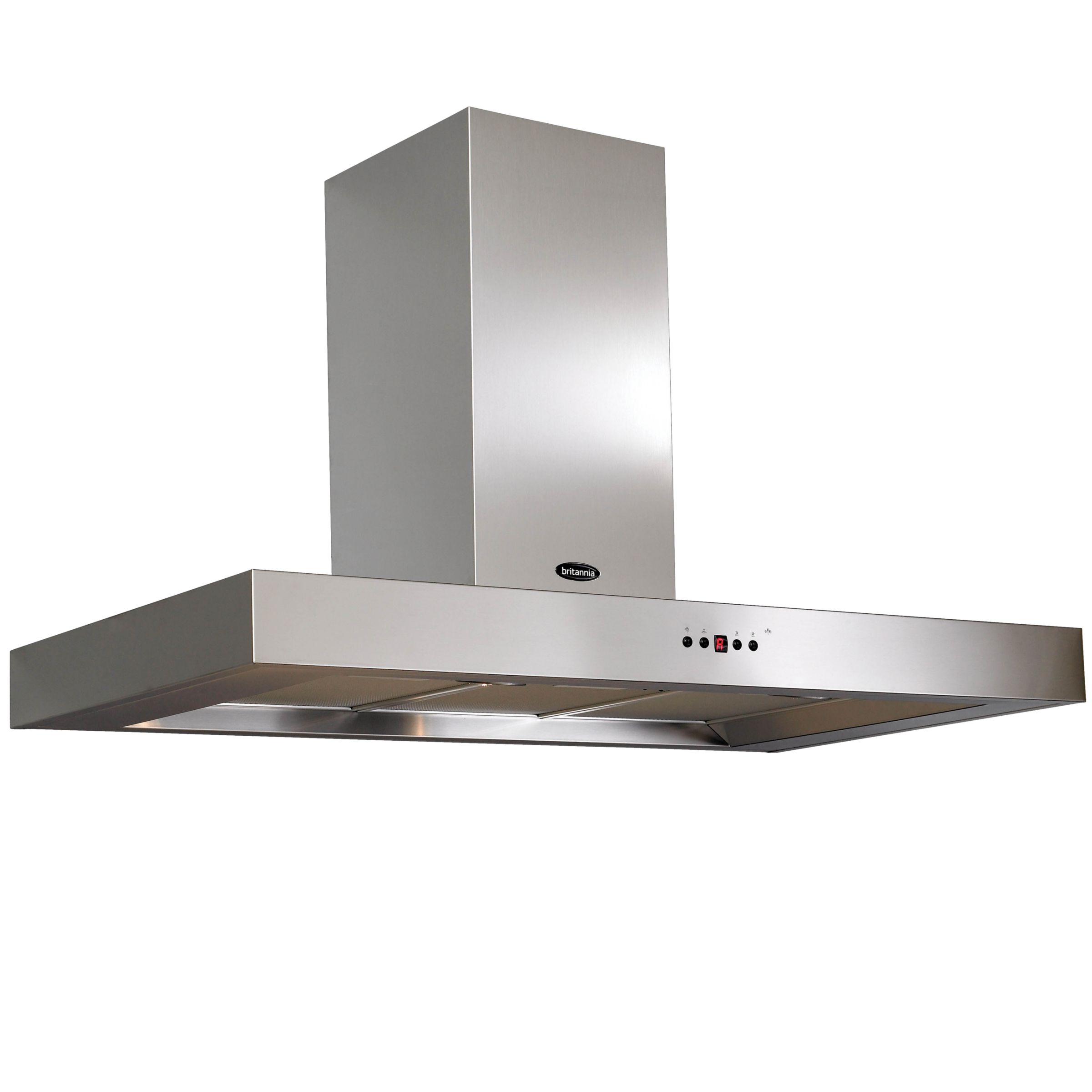 Britannia K7088A-10-S Chimney Hood, Stainless Steel at John Lewis