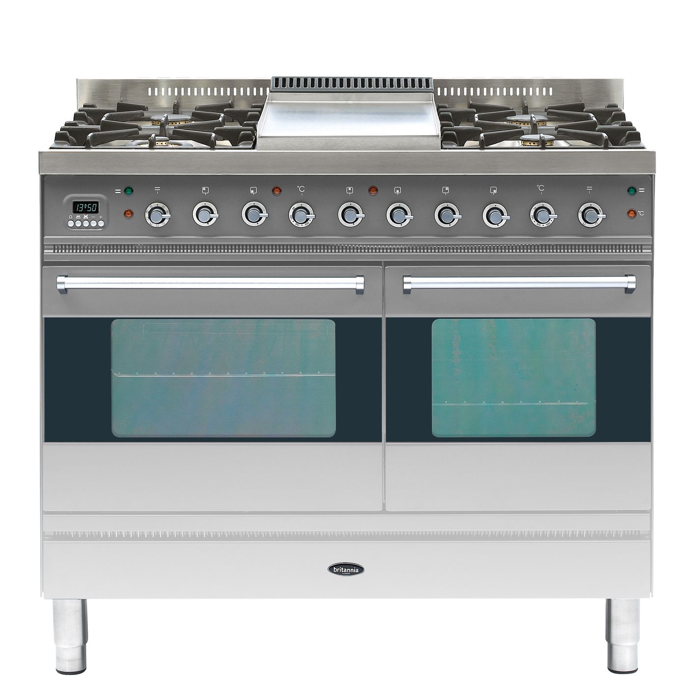 Britannia SI-10TC-L-S Range Cooker, Stainless Steel at John Lewis