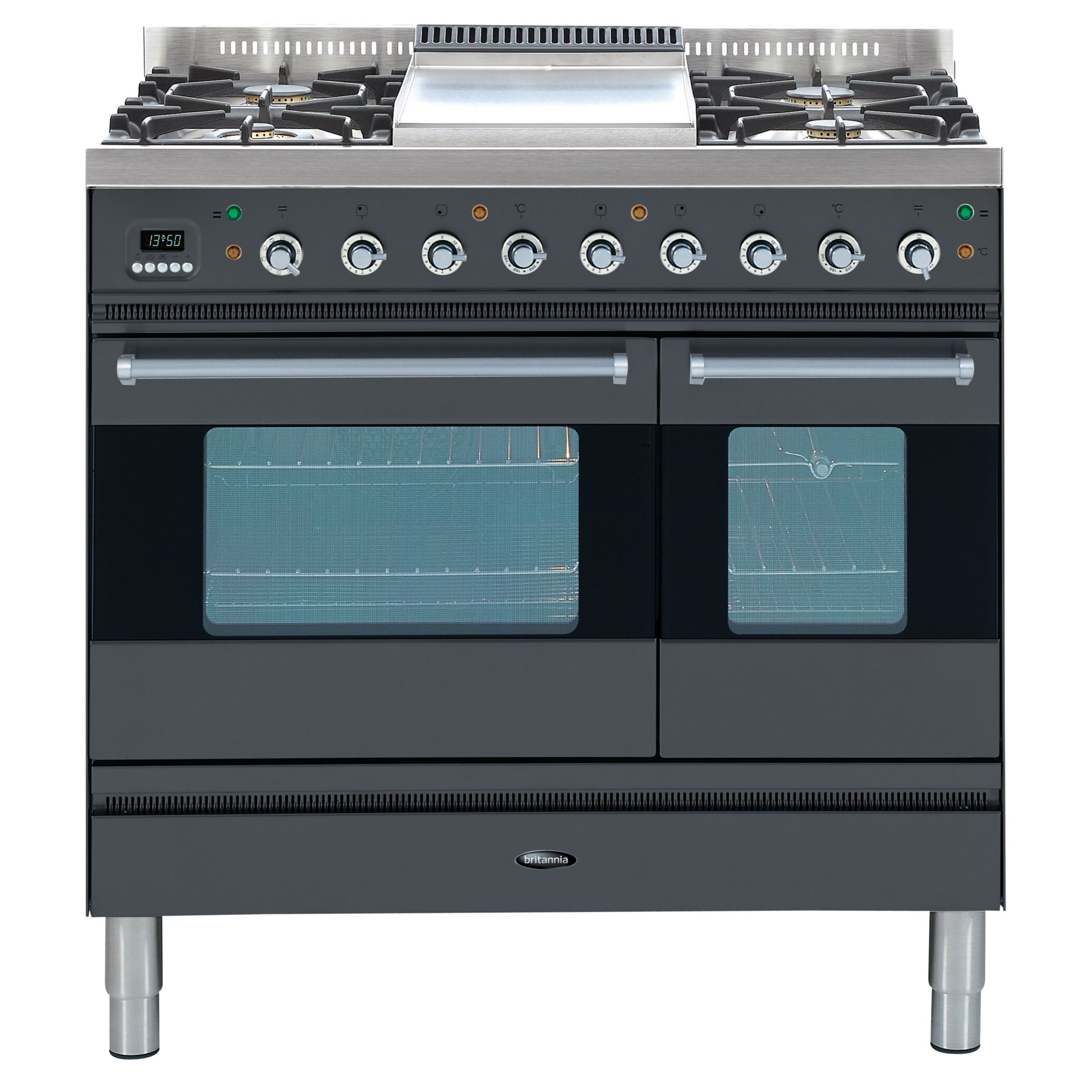 Britannia SI-9TC-L-G Range Cooker, Graphite at JohnLewis