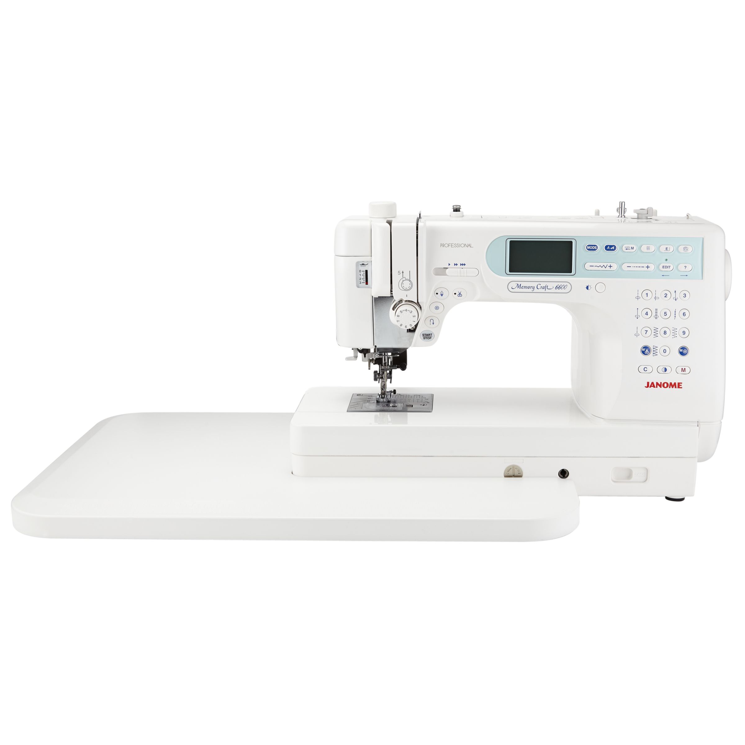 Janome Memory Craft 6600P Sewing Machine at John Lewis