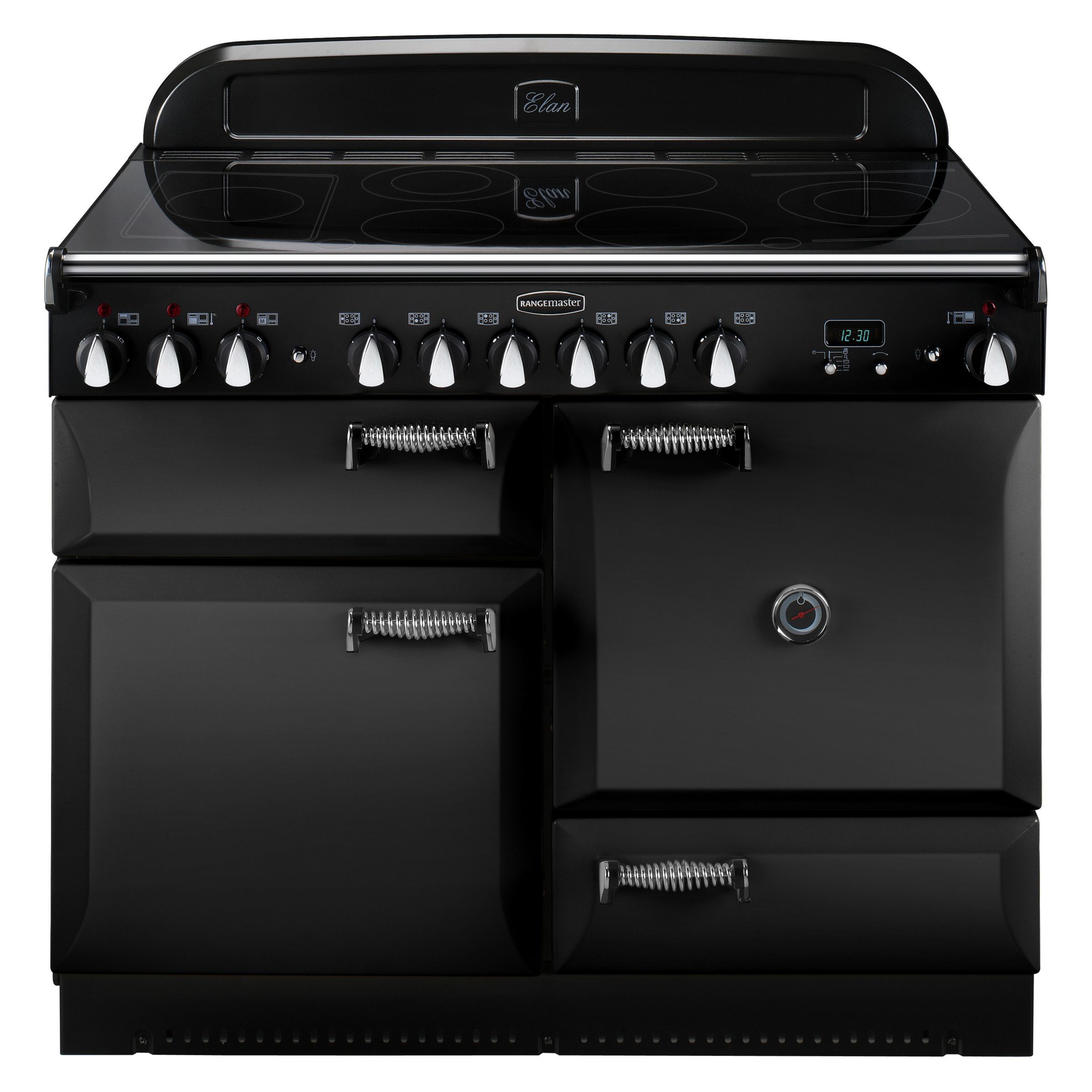 Rangemaster Elan 110 Electric Range Cooker Black
