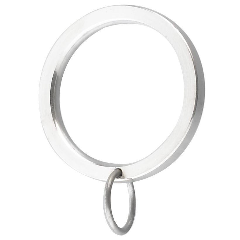 Stainless Steel Curtain Rings, Pack of 6, 19mm