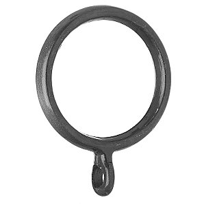 Polished Steel Curtain Rings- Pack of 6- 25mm