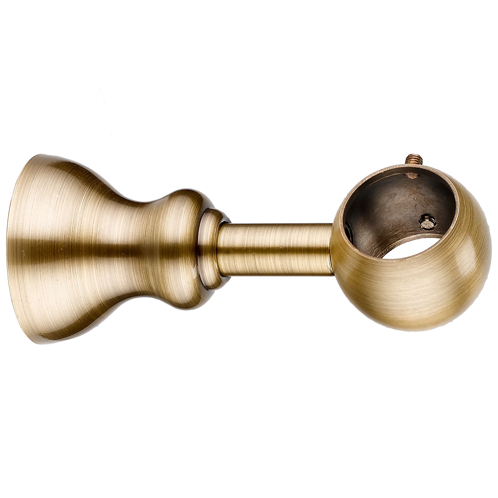 Antiqued Brass Bracket, 30mm