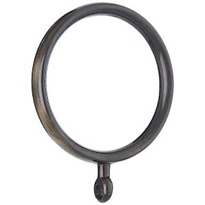 Antiqued Brass Curtain Rings- Pack of 4- 30mm