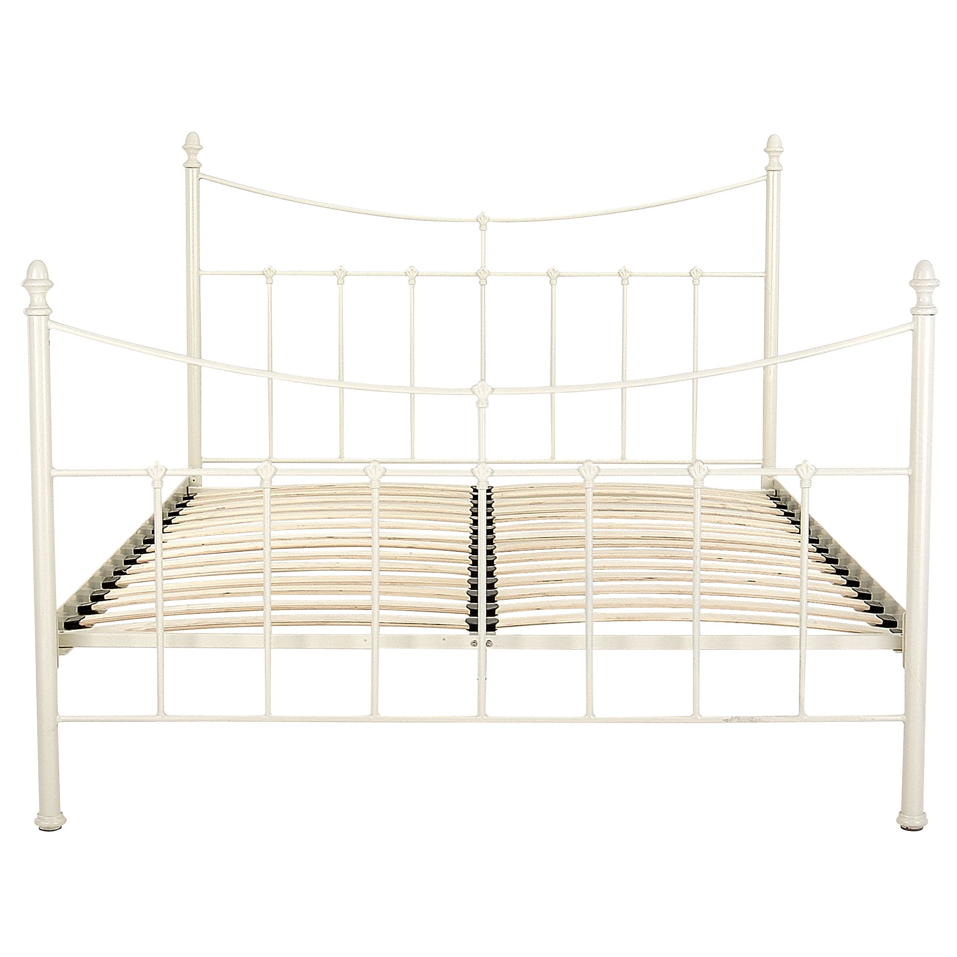 John Lewis Emma Bedstead, Cream, Kingsize