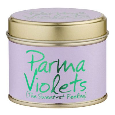 Lily-Flame Candle in a Tin, Parma Violets