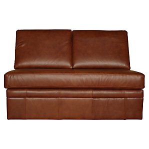 Unbranded Dizzy Leather Sofa Bed, Chestnut