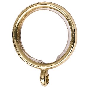 Antiqued Brass Curtain Rings- Pack of 4