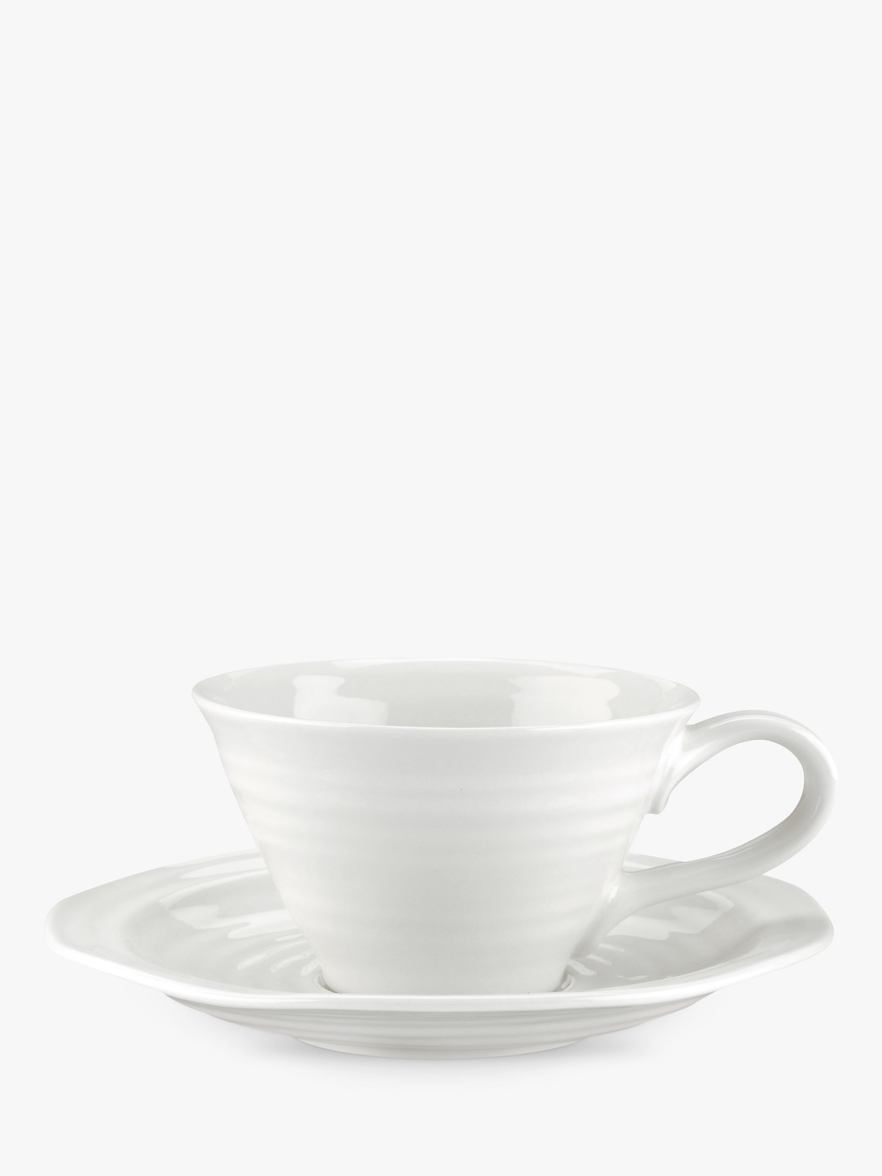 Sophie Conran for Portmeirion Teacup and Saucer White