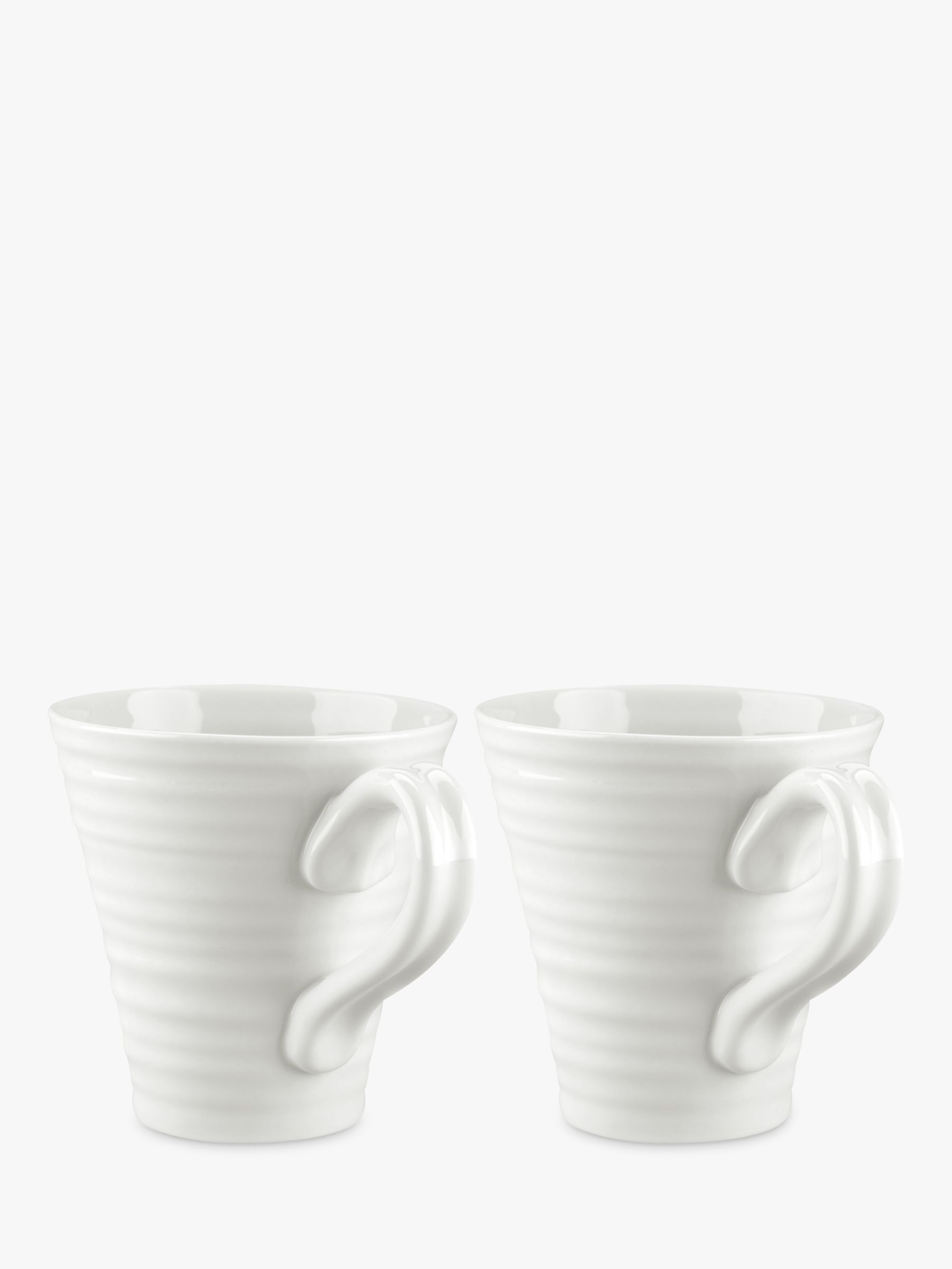 Sophie Conran for Portmeirion Mugs, White, Box of 2