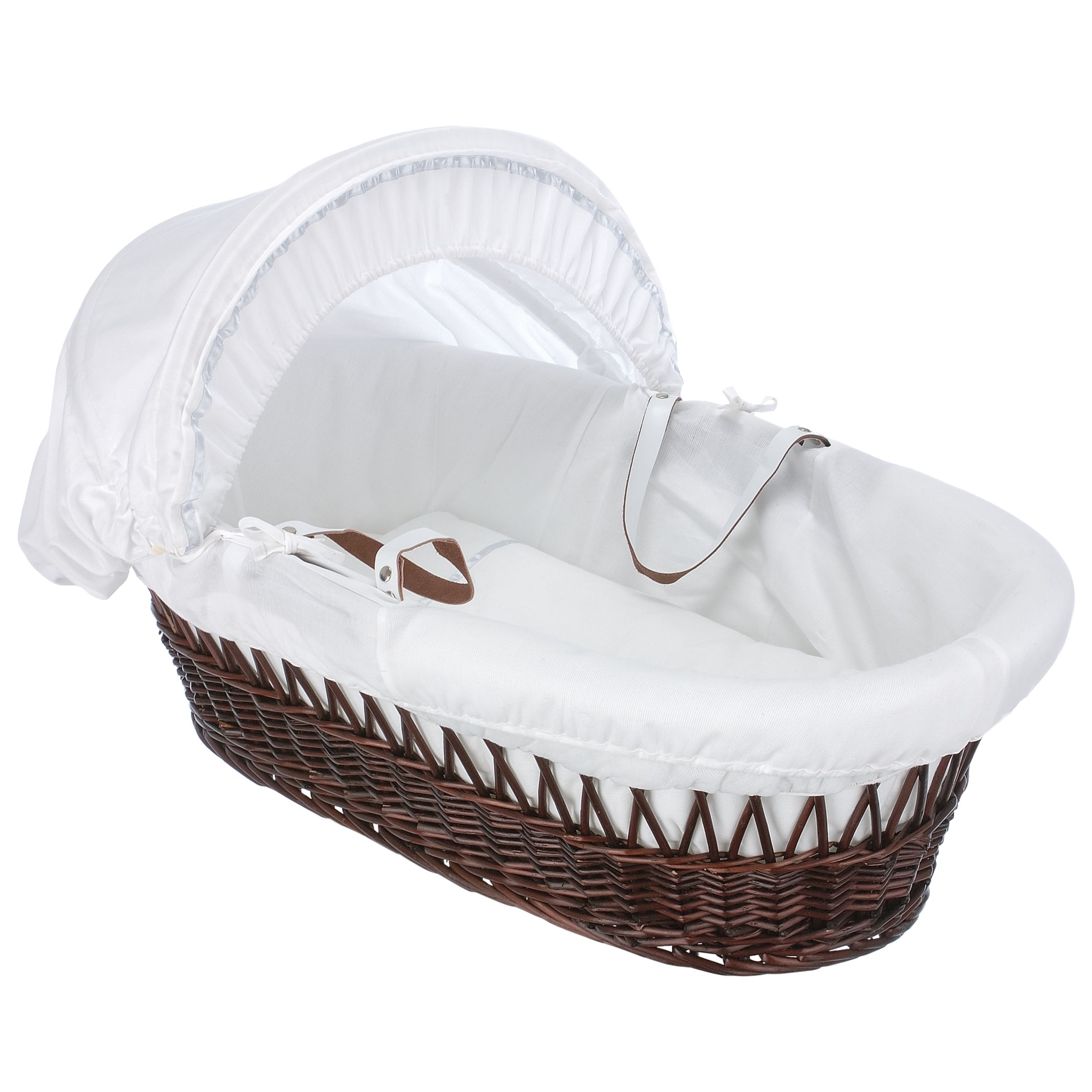 John Lewis Moses Basket, Classic White