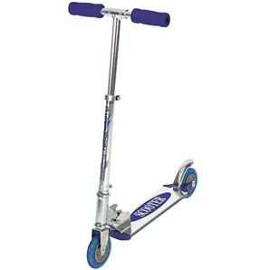 John Lewis Flashing Storm Scooter, Blue