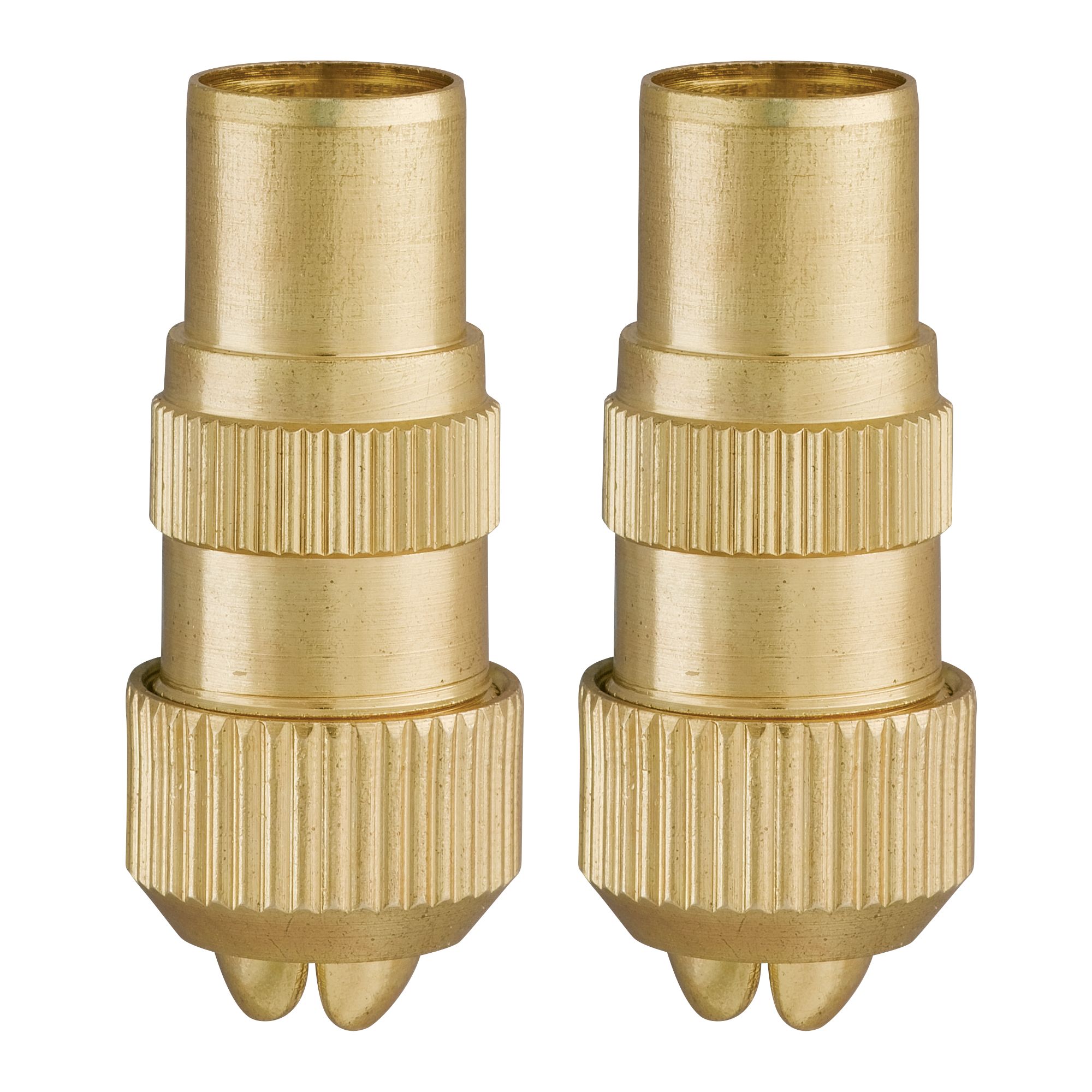 John Lewis Coaxial Plugs, Pair