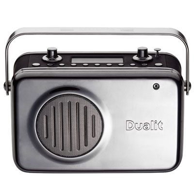 Dualit DAB Digital Radio, Chrome at John Lewis