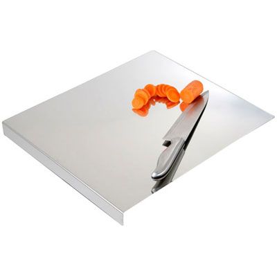 Stainless Steel Worktop Saver Brushed Square Formed