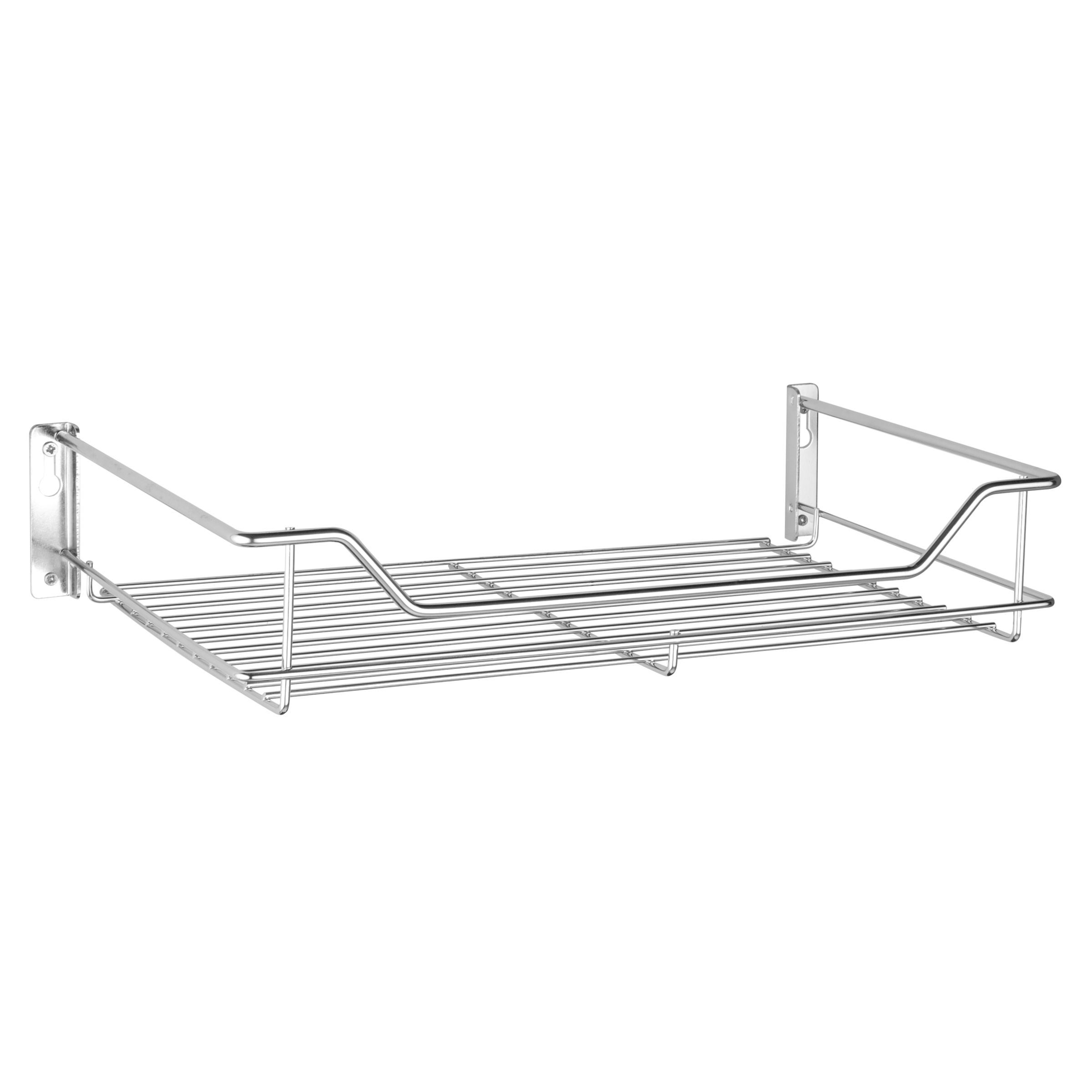 Chrome Shelf Basket Large