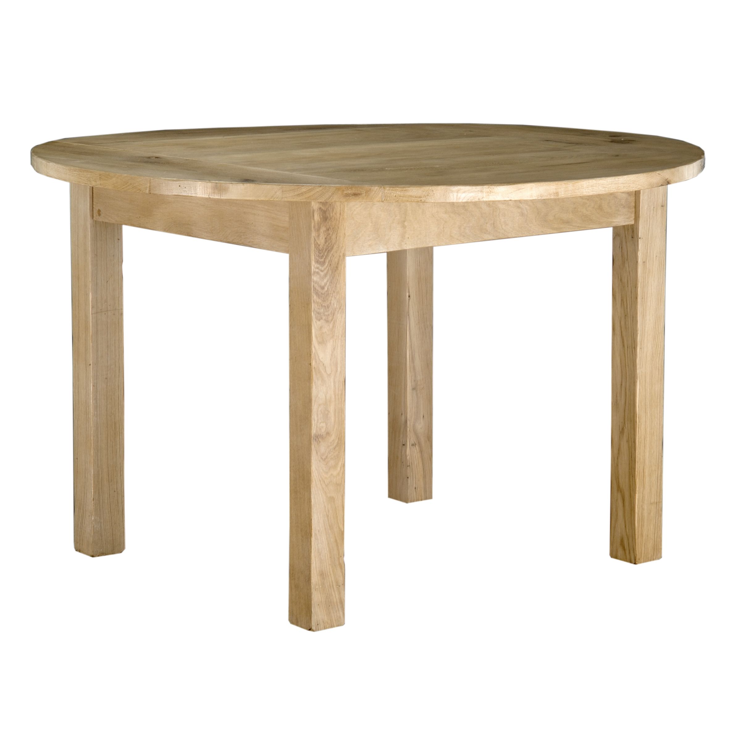 John Lewis Bergerac Round Dining Table, Vanille