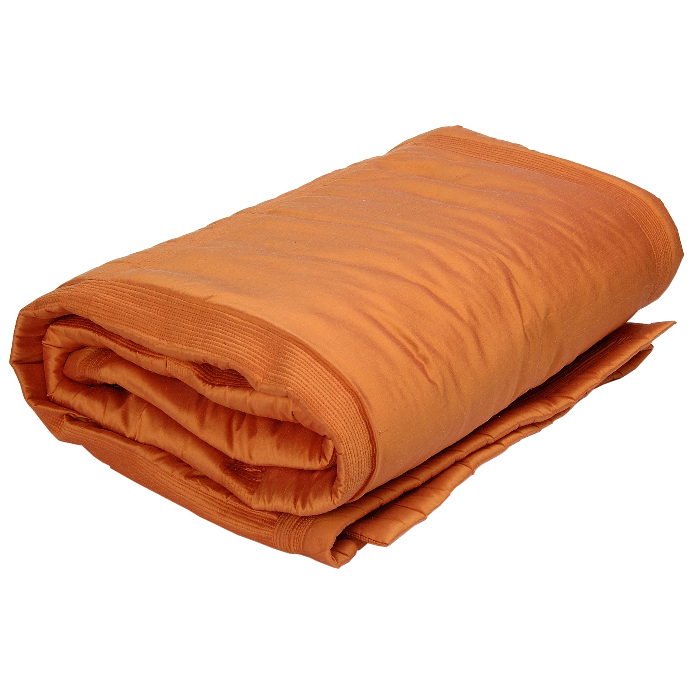 Bed By Conran Silk Throw, Orange