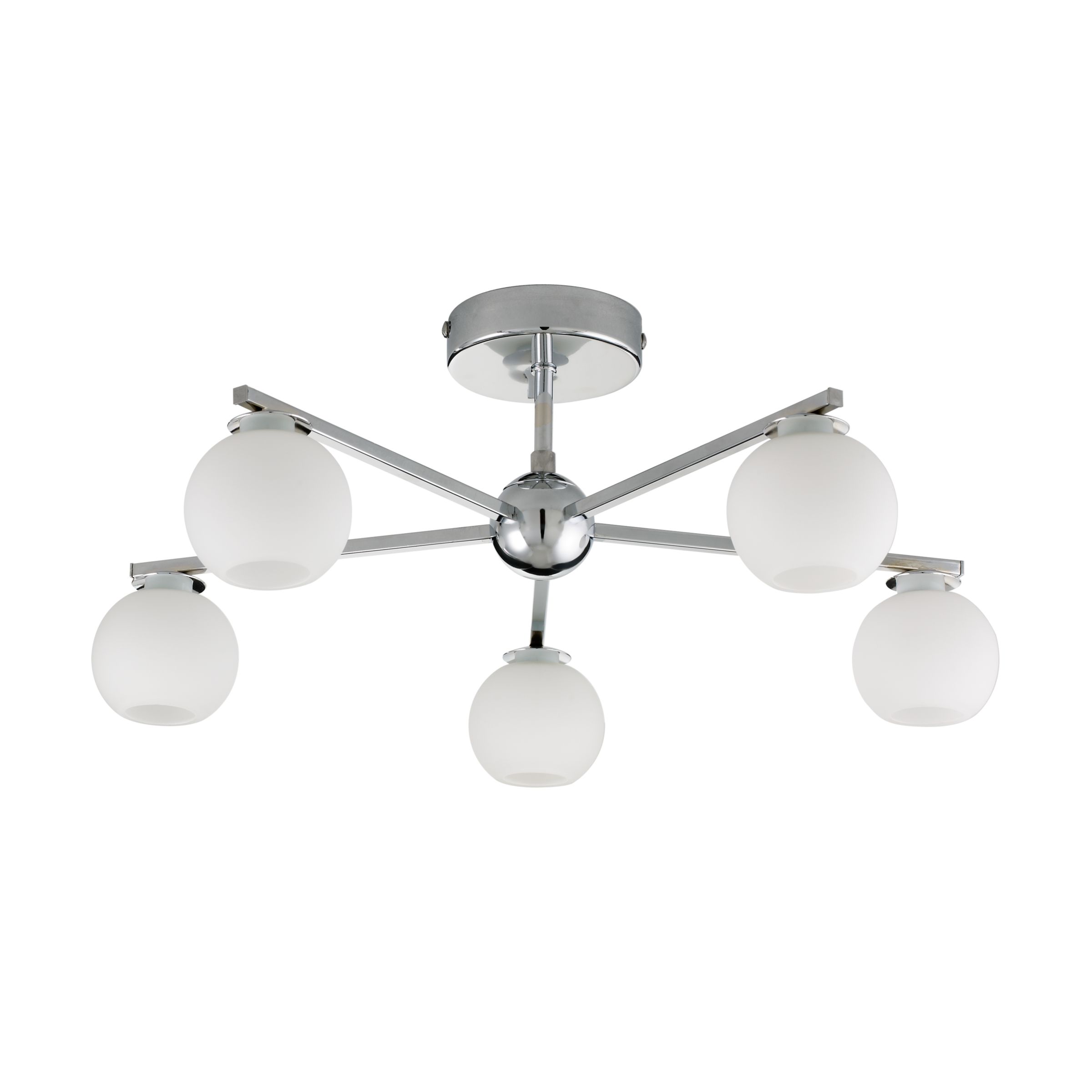 John Lewis Hydrogen Ceiling Light, 5 Arm