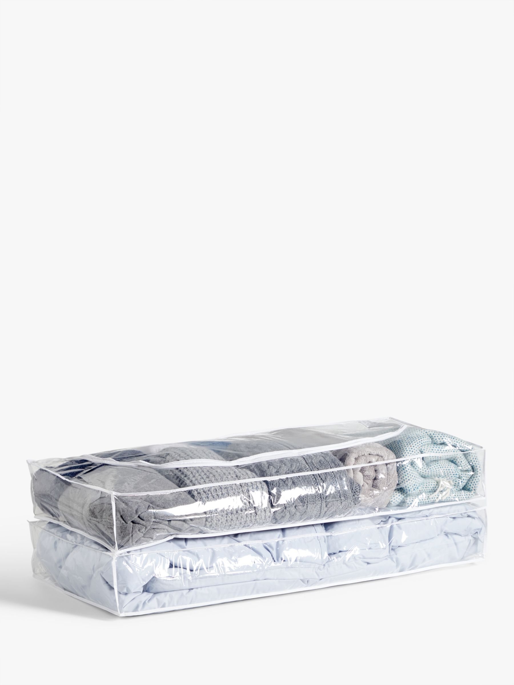 Transparent Underbed Bag, Set of 2