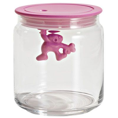 Alessi Pink Gianni Storage Jar, 12cm