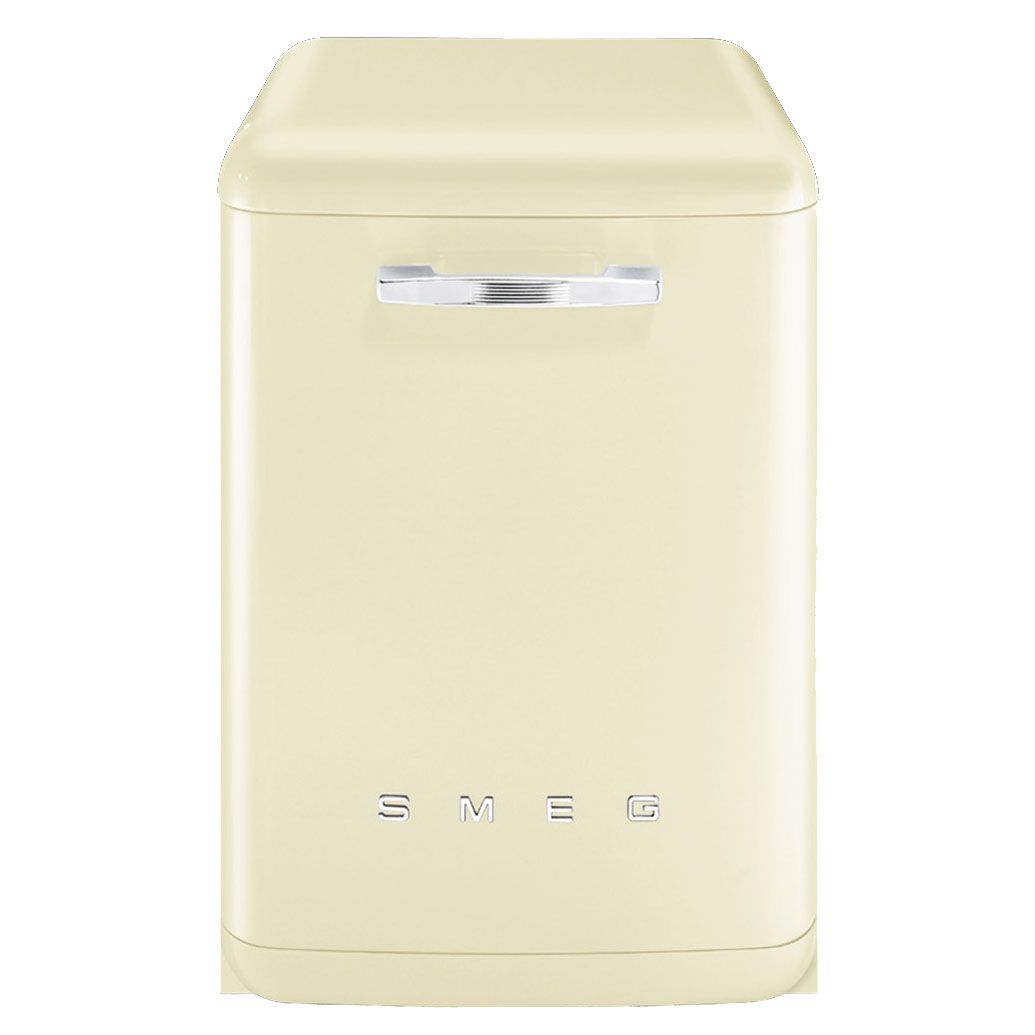 Smeg DF6FABP Dishwasher, Cream at John Lewis