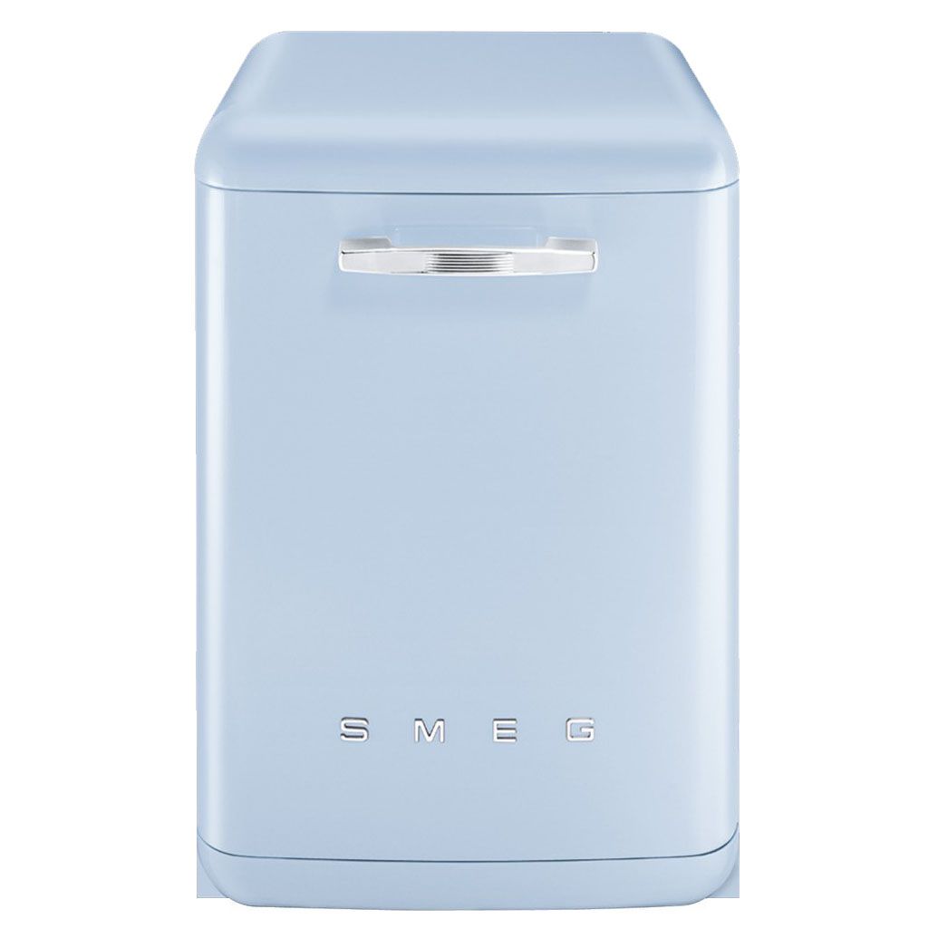 Smeg DF6FABAZ Dishwasher, Pastel Blue at John Lewis