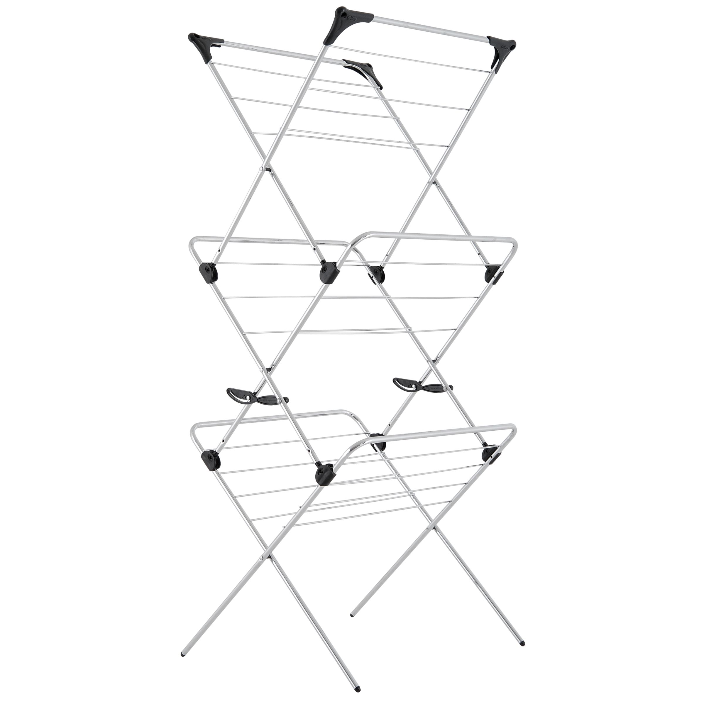 John Lewis 3 Tier Airer, Chrome
