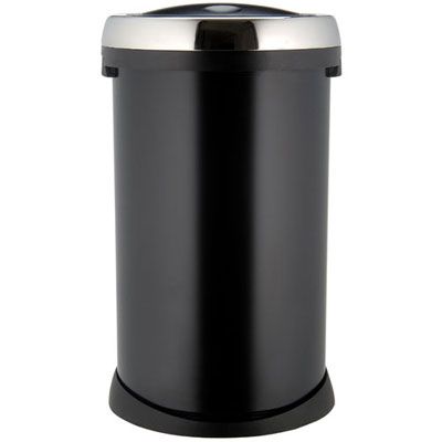 Soft Touch Bin, Matt Black, 30L