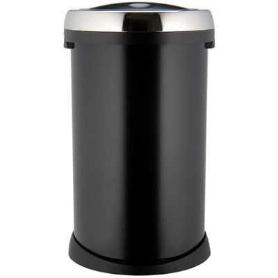 Soft Touch Bin, Matt Black, 50L